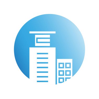 Modern mimarinin vektör çizimi