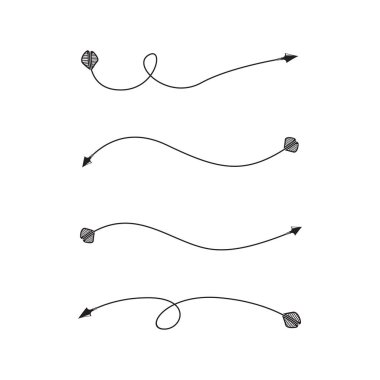 oklar vektör çizim 