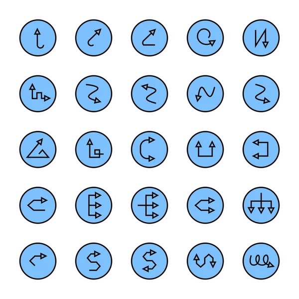 箭头图标的矢量插图 — 图库矢量图片