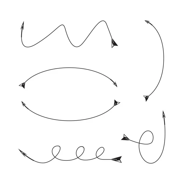 Illustrazione Vettoriale Delle Frecce — Vettoriale Stock