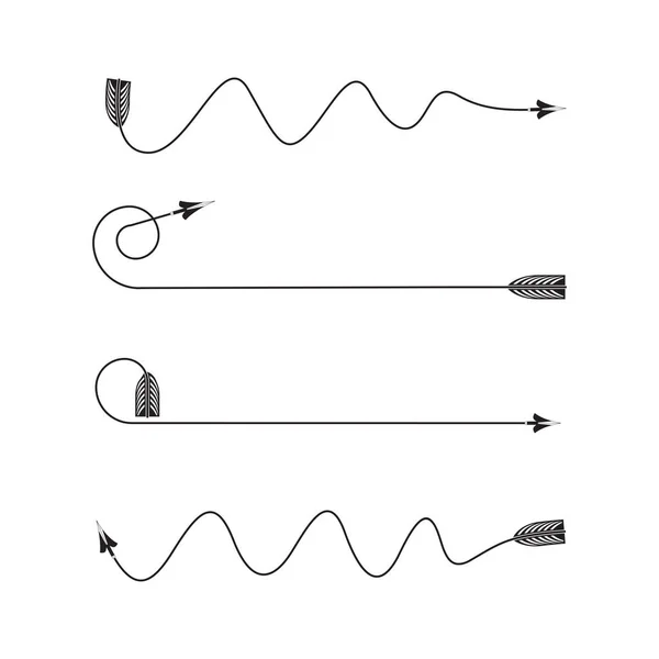 Illustration Vectorielle Des Flèches — Image vectorielle