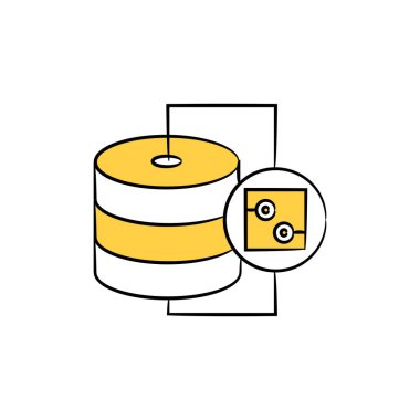 sunucu veritabanı eşzamanlama ile mikroçip simgesi