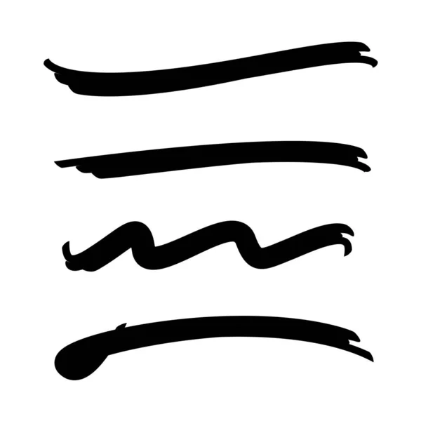 Positive Brush Line Illustration Stock Vector by ©loopang 348690644