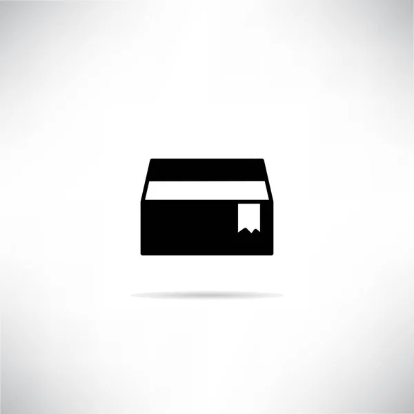 Carton Box Icon Vector Illustration — 스톡 벡터