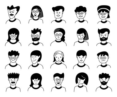 araba ve araç çizgisi simgeleri vektör illüstrasyonunu ayarlayın