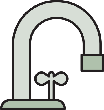 Su Musluğu Simgesi Clipart