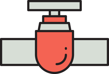 Valf ve Boru Hattı Simgesi