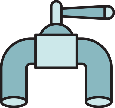 Valf ve Boru Hattı Simgesi