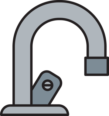 Su Musluğu Simgesi Clipart