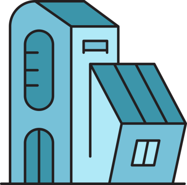 Apartman Binası Simgesi Clipart