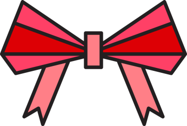 Dekoratif Bowtie İllüstrasyon Clipart