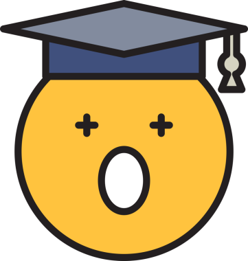 Esneyen Mezun Öğrenci Emoji