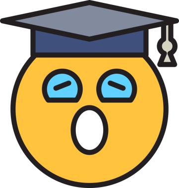 Esneyen Mezun Öğrenci Emoji