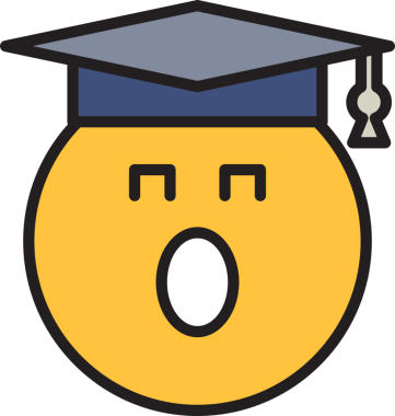 Esneyen Mezun Öğrenci Emoji