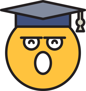 Esneyen Mezun Öğrenci Emoji