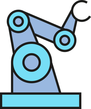 Robotik Kol Simgesi Clipart