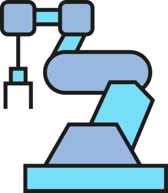 Robotik Kol Simgesi Clipart