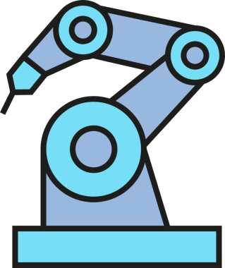 Endüstriyel Robot Simgesi Clipart