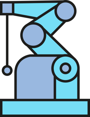 Endüstriyel Robot Simgesi Clipart