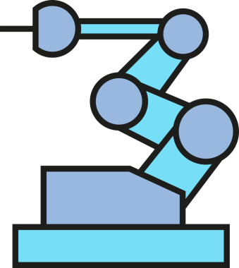 Robotik Kol Simgesi Clipart