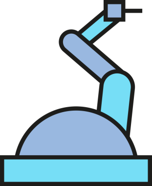 Robotik Kol Simgesi Clipart