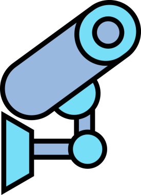 CCTV Kamera Simgesi Clipart