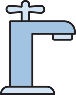 Musluk Tıklama Simgesi Clipart