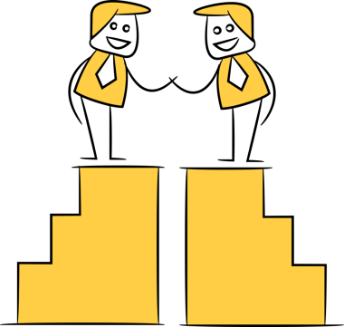 İş Adamı El Sallama Çizimi
