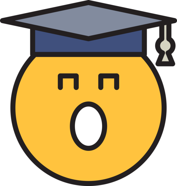 Esneyen Mezun Öğrenci Emoji