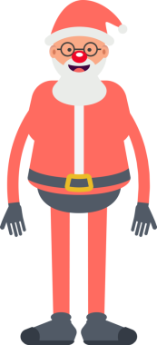 Noel Baba Karakteri Ayakta