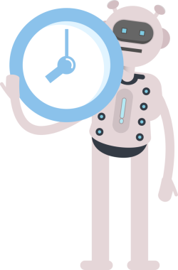 Robot Karakter Tutma Saati