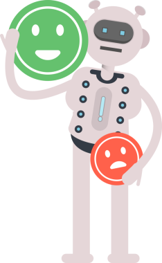 Robot Karakteri ve Duygu Simgesi
