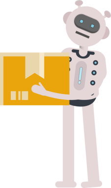 Robot Karakter Tutma Kutusu