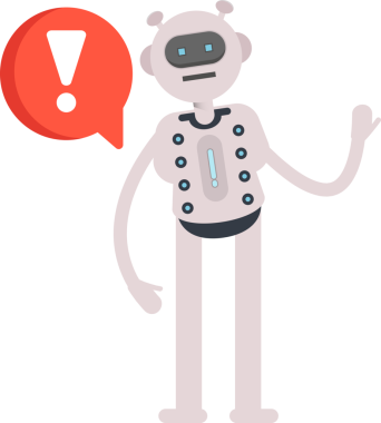 Robot Karakteri ve Hata İşareti