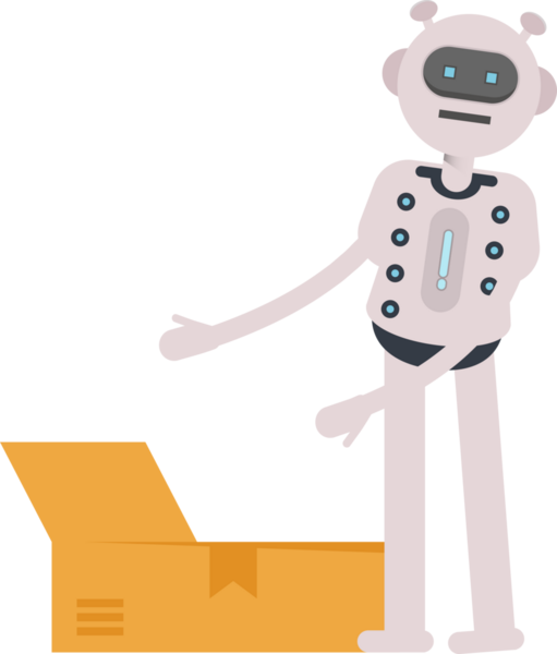 Robot Karakter Açma Kutusu