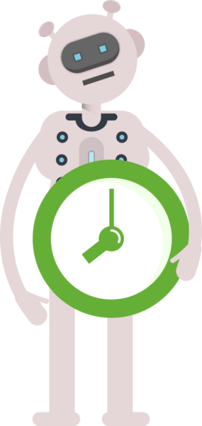 Robot Karakter Tutma Saati