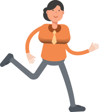 İş kadını Karakteri Çalışan Clipart