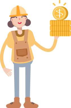 Kadın Mühendis Karakteri Dolar Tutuyor