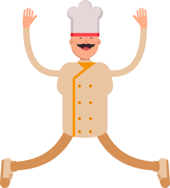 Baker Karakteri Rahatlatıcı ve Sıçrayan Resimler