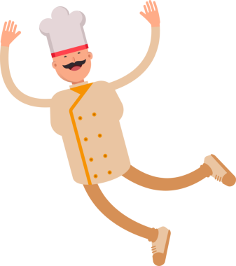 Baker Karakteri Rahatlama ve Atlama