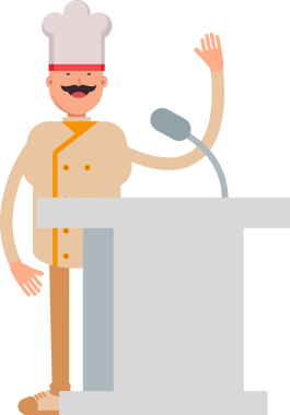 Baker Karakteri Kürsüde Konuşuyor