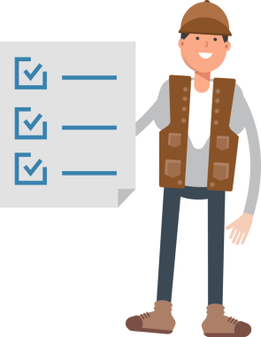 Erkek İşçi Karakteri ve Liste Belgesi