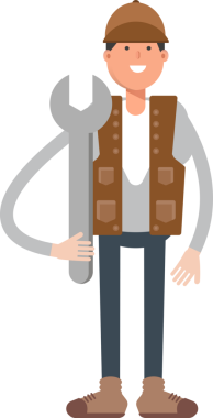 Erkek İşçi Karakteri Tutma Anahtarı