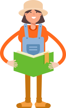 Kadın Çiftçi Karakteri Okuma Kitabı