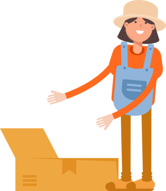 Kadın Çiftçi Karakter Açma Kutusu