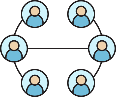 Halkın Diyagramı Bağlanıyor Clipart