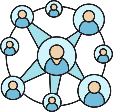 Halkın Diyagramı Bağlanıyor Clipart