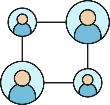 Halkın Diyagram Simgesi Bağlanıyor