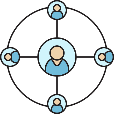 Halkın Diyagramı Bağlanıyor Clipart