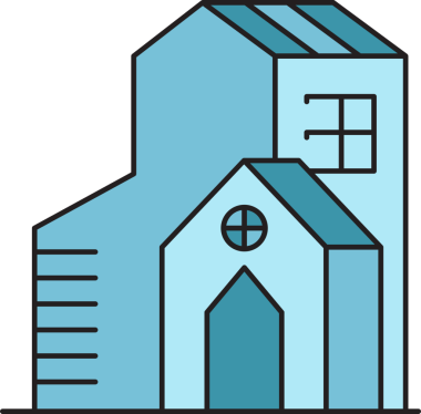 Apartman Binası Simgesi Clipart